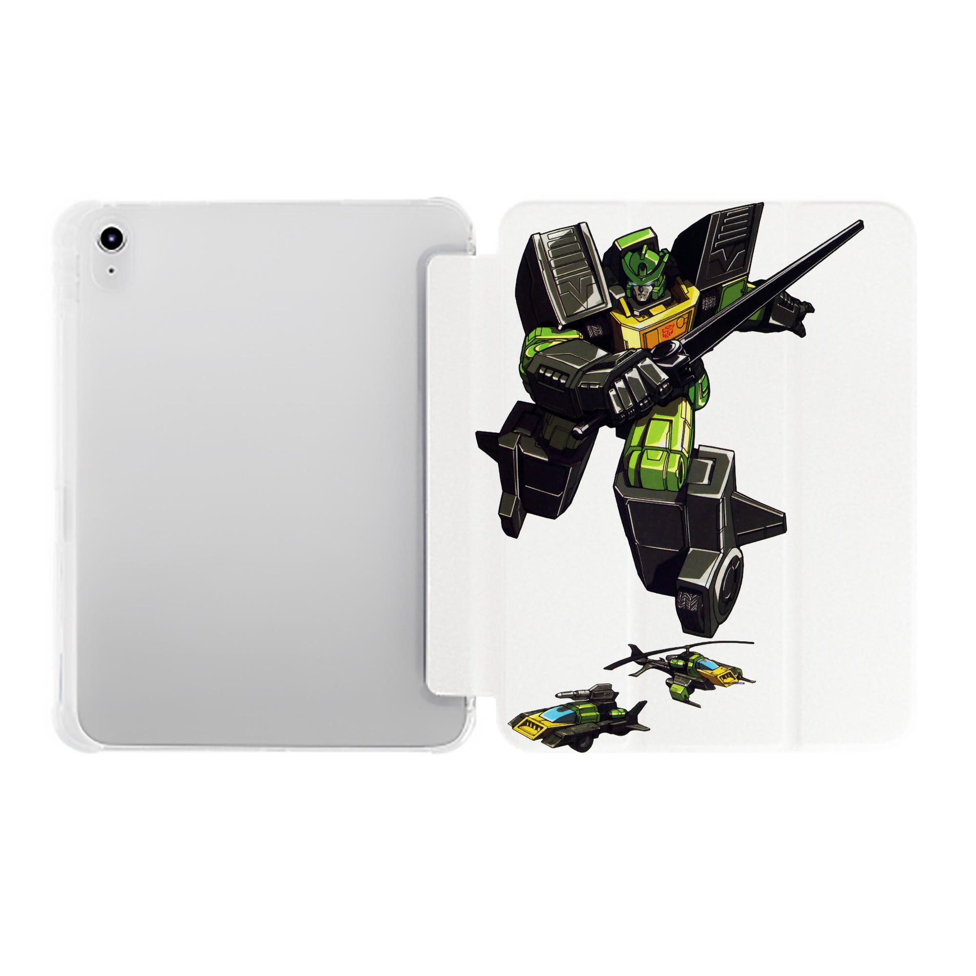 （画像用）  IPad ケース ペン収納付き 三つ折りスタンド PUレザー×シリコン 対応機種9.5/10.5/10.9インチ